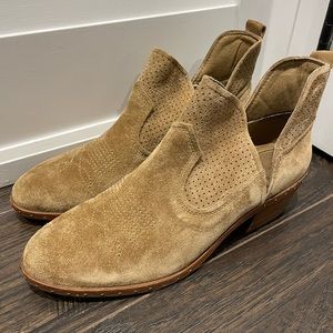 Suede booties